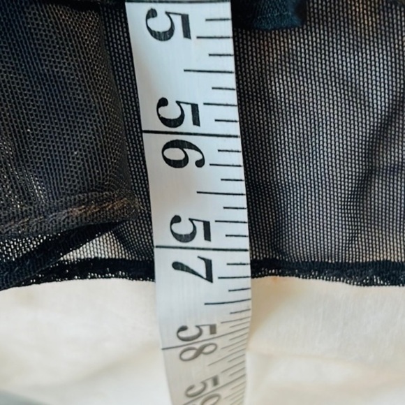 VTG Tadashi Shoji,Avant Garde,Sheer-Mesh Mid-drift,Evening Dress,Gown,EUC,Size S - Picture 13 of 14